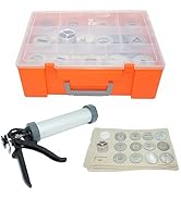 SoClaay Clay Extruder Clay Gun Tool Set with 12 Different Mould,Clay Linen Tablecloth and Double ...