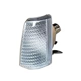 QILINGS Jeu De Phares Pour Peugeot 205 1983 – 1994, 630174 630175 Feu D'angle Latéral Avant Voiture, Clignotant, Marqueur Latéral, Feu Stationnement Sans Ampoule Phare Led(1 Left White)