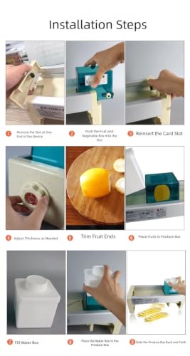 Cortador manual para frutas y verduras, operación manual miniatura 5