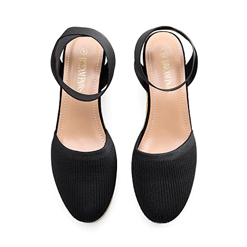 Image of DREAM PAIRS Women's Ankle Strap Wedge Sandals