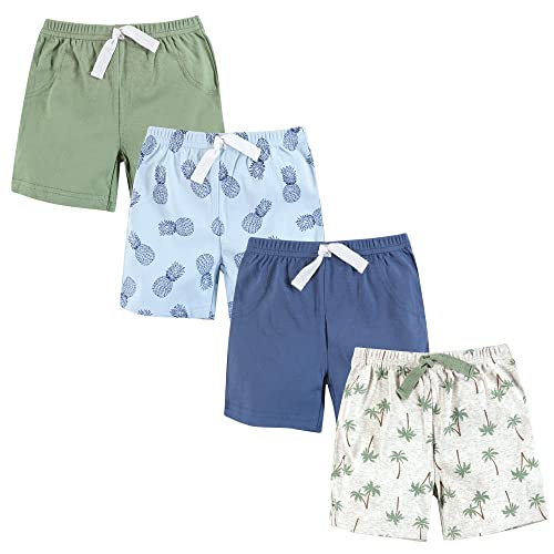Image of Hudson Baby Baby Shorts Bottoms 4-Pack