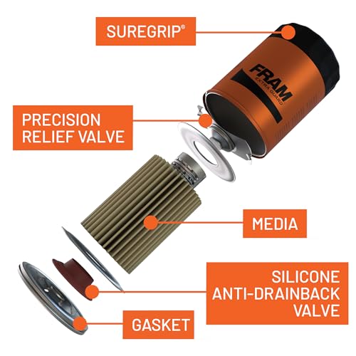 Fram PH7317 10K Mile Change Automotive Replacement Interval Spin-On Engine Oil Filter thumb #4