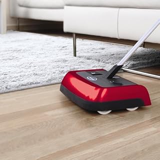 Ewbank Manual Push Carpet Sweeper, Non Electric Silent Lightweight Multi Surface Floor Cleaner with High Level Push & Pull Pickup, Durable Long Life Brushes, 22cm Wide