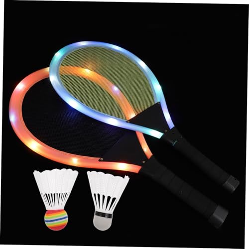 KOMBIUDA 1Set Lightweight Badminton Racket Mesh for Sports Enhances Coordination and Parent Interaction