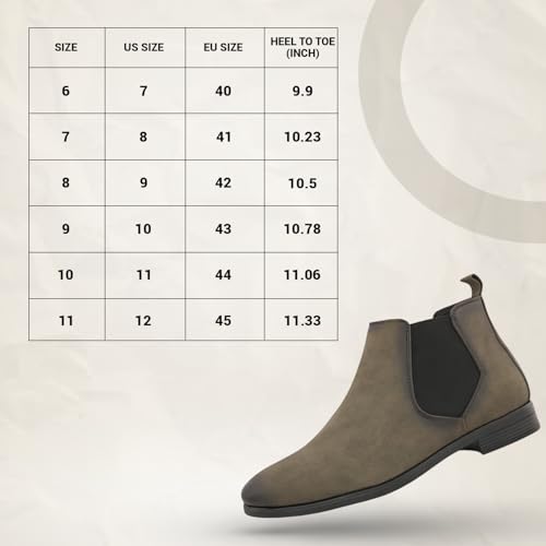 Image of STANPHORD Men Glossy Chelsea Ankle Boots | PU Slip-On Block Heel | Casual Party Office Outdoor Wear (TPSG 9536)