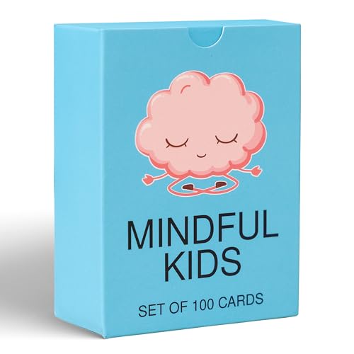BayWel - 100 Mindfulness Conversation Cards for Kids - Enable Meaningful Conversations with Kids