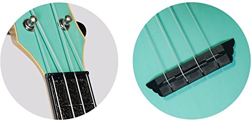 Flight, 4-String Travel Series Soprano Ukulele, Light Blue (TUS-35LB) - Les Beatles, Paul McCartney, John Lennon, RIngo Starr, George Harrison Flight, 4-String Travel Series Soprano Ukulele, Light Blue (TUS-35LB) – Image 6