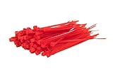 nike brida roja COLOR: Rojo Gocableties - Bridas plastico rojas para cables - 100 Piezas - 100 mm x 2,5 mm - Tamaño pequeño - Resistentes a los rayos