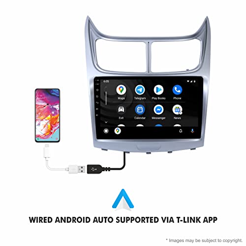 Image of 9 inch Android 10 Car Stereo for Chevrolet Sail | Wireless Apple CarPlay & Android Auto | 2GB /16GB | Full HD Touchscreen | WiFi /GPS /Bluetooth | Frame & Reverse Parking Camera Included