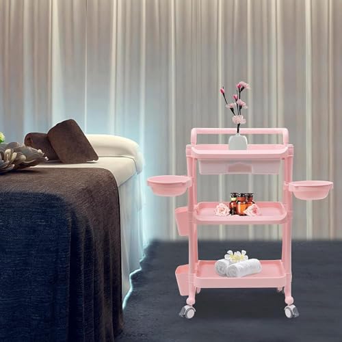 Chariot de rangement à 3 niveaux léger et modulable pour la maison - 4