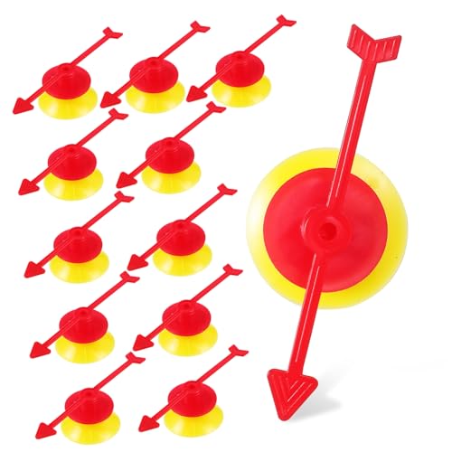 NAMOARLY 25 Pcs Toy Arrow Suction Cup Game Arrow for Boys and Girls Safe Plastic Party Game Props