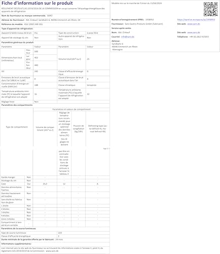 SARO Minibar Modell MB 30