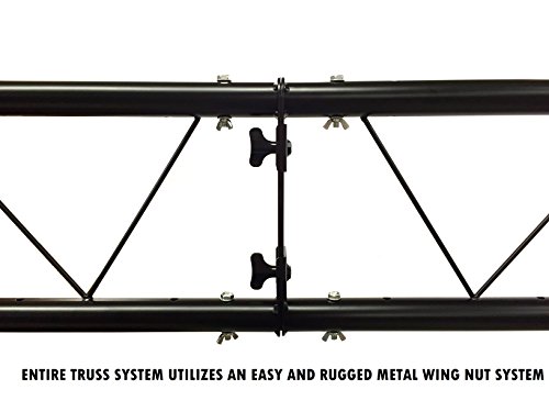 15' Crank Up Dj Light Stand Heavy Duty Truss Led Lighting System 11.6' Height New Advanced Wing Nut Connection System #TOP1