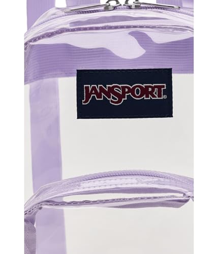 JanSport 10L Mini Pack – Clear Stadium/Concert Bag, Pastel Lilac - image 4