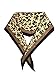 Produktbild Raute Schal Polyester aus Seideneffekt Leopard,Farbe: braun