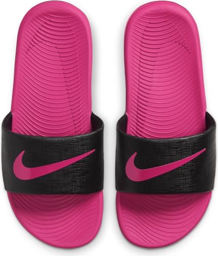 NIKE Boy's Sneakers Gymnastics Shoes, Black Vivid Pink, 31 EU3