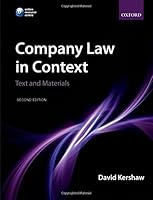 Algopix Similar Product 16 - Company Law in Context Text and