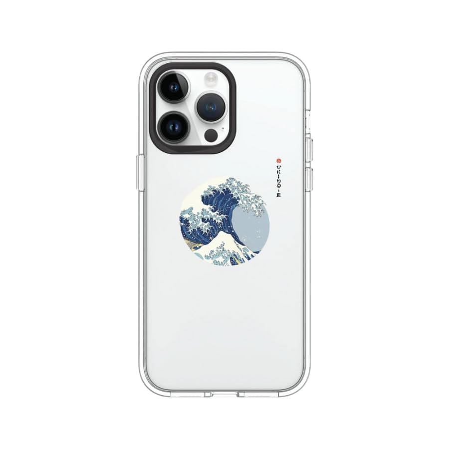 Coque RhinoShield Clear iPhone 14 Pro Max avec contour objectifs noir Surge