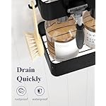Kitsure Shower Caddy - 2 Pack Adhesive Shower Organizer, Rustproof Metal Shelves, No-Drill Bathroom Organizers and Storage, Black, Large - Image 5