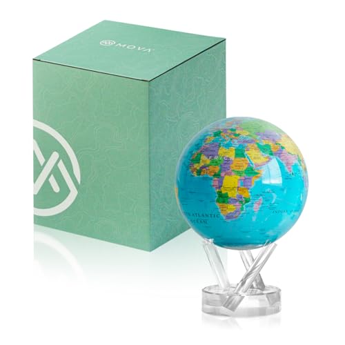 MOVA Globe - Ocean Blue Political Map Classic (4.5