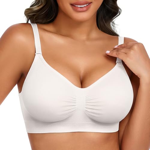 Soutien-gorge confortable sans couture pour femme avec coussinets amovibles