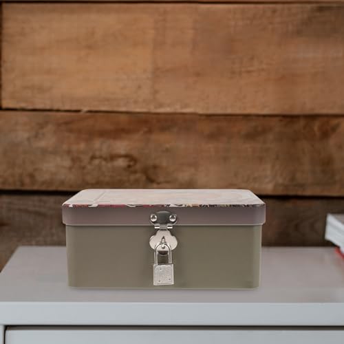 Caja para joyas de hierro con código de seguridad joyero para regalo 5