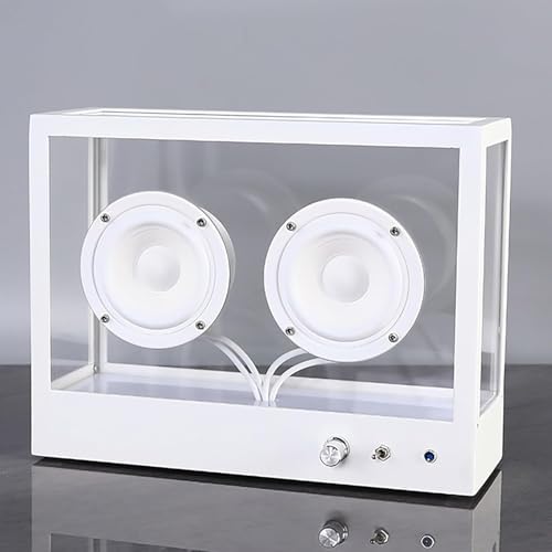 Altavoz Bluetooth Cassette Transparente, Soporta Reproducción Bluetooth/USB/AUX, Diseño De Cámara Acústica Transparente Totalmente Cerrada, para Regalar, Oficina, Sala De Estar