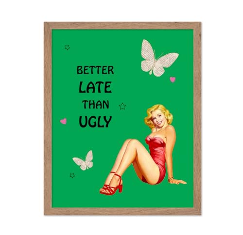 Poster pin up girl cadeau original homme et femme pour art tendance