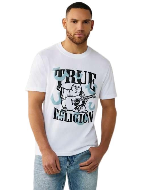True Religion Multi Puff Horseshoe tee Camiseta Hombre (Pack de 1)