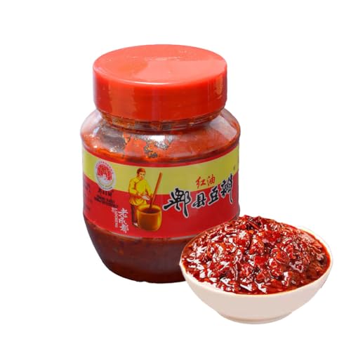 豆瓣酱 Doubanjiang - Traditional Craftsmanship Fermented, No Coloring/Preservatives, Healthy Seasoning for Stir-Fries, Stews & Mapo Tofu - Perfect for Home Cooks & Sichuan Cuisine Lovers (1pc)