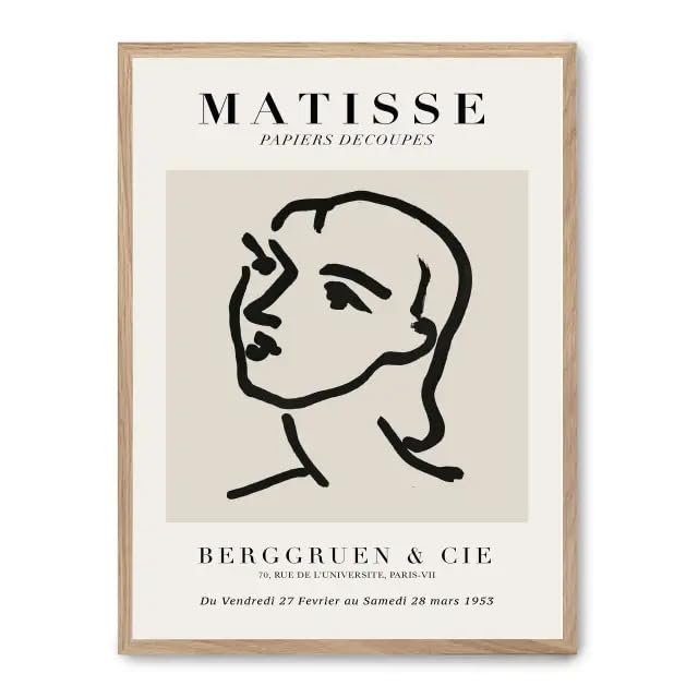 Cuadro Matisse art v_FASE5 : rompre la monotonie des murs blancs avec élégance