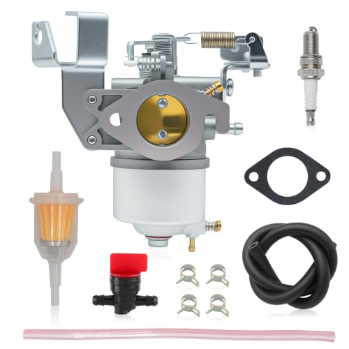 Image of Carburetor for Yamaha Golf Cart G8 G2 G5 G9 G11 4-Cycle Gas Engines | 1985-1995 Carb with Spark Plug Fuel Line and Red Switch J38-14101-00 J38-14101-01 J38-14101-02