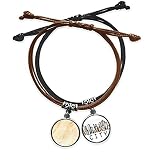 Bestchong Le marbre ceramictile modèle 4 réfrigérés Bracelet Corde Main Chaîne Bracelet Cuir Sidi