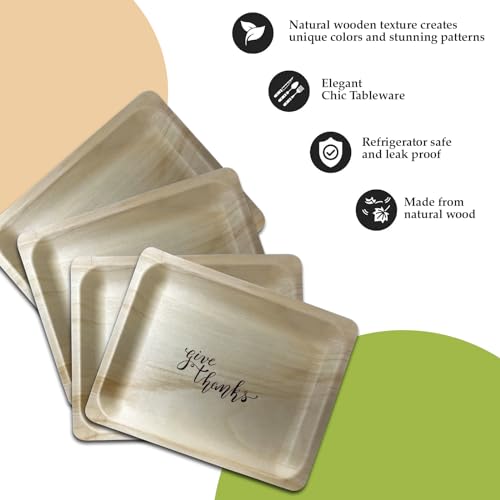 Platos de Madera 10" con Estampado Personalizado - Pack 25 miniatura 5