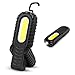 Produktbild shenkey Wiederaufladbare LED Arbeitsleuchte,Superhelles LED-Arbeitslicht 5W 380 Lumen COB LED und Top 3W LED-Taschenlampe mit verstellbarem Ständer, Haken und Magnetfuß für Werkstatt-Auto-Notgebrauch