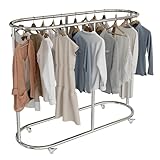 YJEUZCD Kreativ Anzeige Kleidungsstück Gestelle In Bekleidungsgeschäfte, Freistehend Einzelhandel Gestell, Schlafzimmer Halle Boutique Kommerziell Kleiderbügel(47.2x17.7x55.1in)