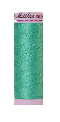 Hilo de algodón Mettler Silk-Finish 164 yd Verde miniatura 1