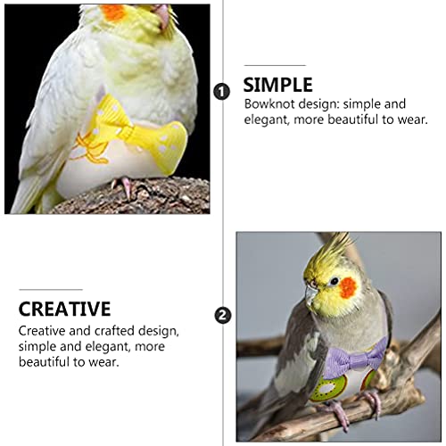 iplusmile Vogel Accessoire 2 Stks Mooie Vogel Luiers Ademend Papegaai Luier Huisdier Vliegende Kleding Benodigdheden - Afbeelding 8