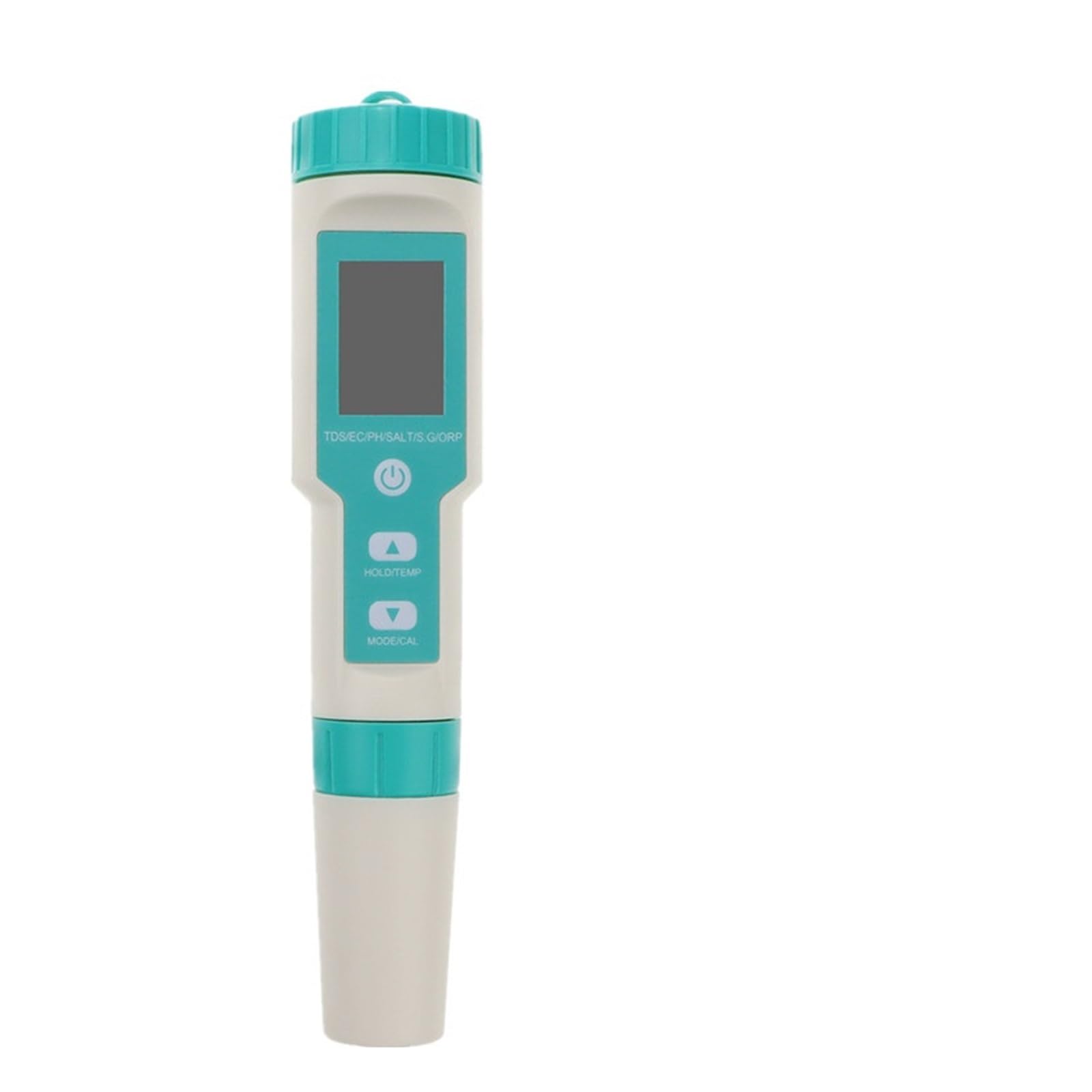 Medidor de temperatura 7 en 1 PH TDS EC ORP salinidad S. G Monitor calidad del agua probador IP67 for potable, medidor for acuarios, Probador preciso(Without Backlight)