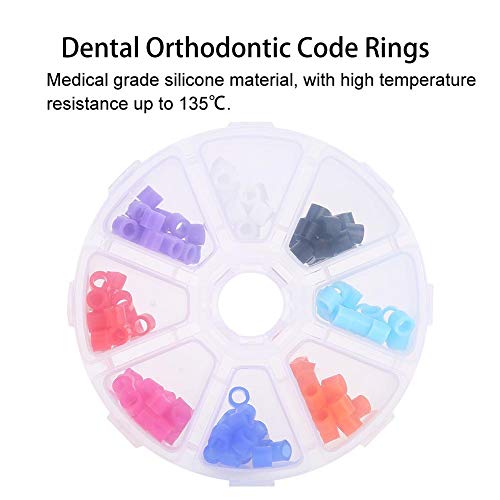 Dental Code Rings,160Pcs Universal Dental Code Rings Dental Instrument Color Code Rings For Color Code Rings Hospital Orthodontic Code Ring #TOP2