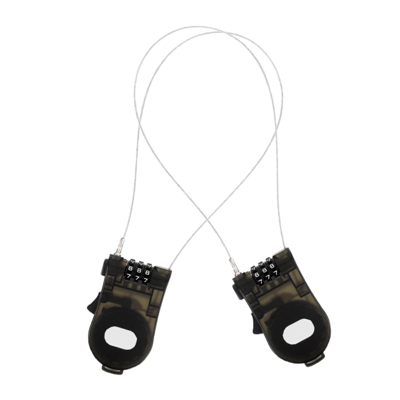 HANABASS Retractable Luggage Cable Locks Heavy Duty Combination Locks for Suitcase Bike and Travel Safety