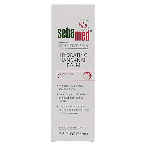 Sebamed Hand And Nail Balm Ph 5.5 For Sensitive Skin Hypoallergenic Non-Greasy Dermatologist Recommended Moisturizer 2.6 Fluid Ounces (75 Milliliters) #TOP6