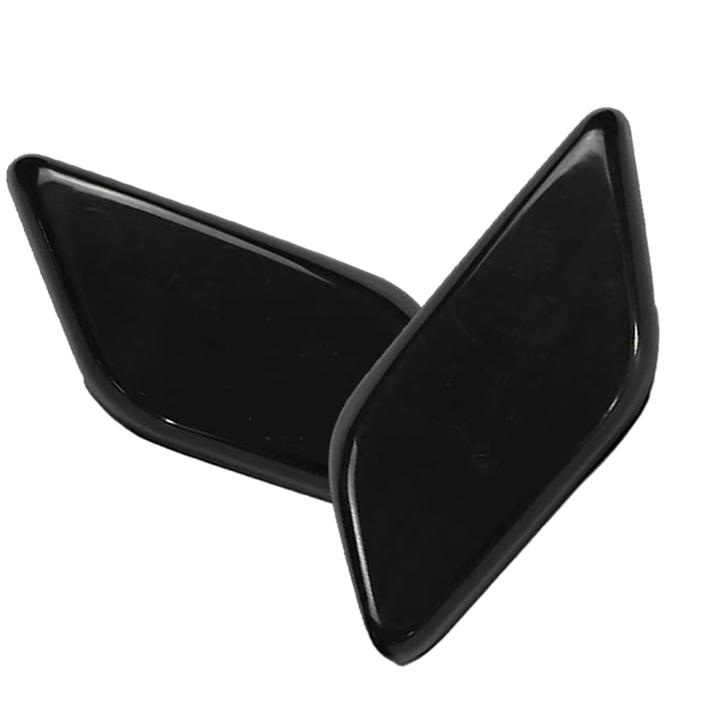 Baceyong Cache de lave-phare avant, Cache de lave-phare avant de pare-choc avant de style voiture, Nouveau cache de lave-phare avant avec buse de pulvérisation, 5N0955110, 5N0955109, 5N0 955 109