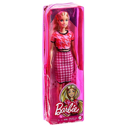Muñeca Barbie Fashionistas con vestido y accesorios miniatura 6