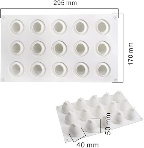 Miniatura 3 de Moldes para tartas para hornear, postre, gelatina, helado, formas de frutas 3D, molde de silicona para chocolate, dulces, pastelería, pudín, trufa,