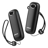Heelay Calentadores de Manos Recargables 2 Paquetes, 2x5000mah 3 Modos Calefacción de Doble Lado Portátil Calentadores de Manos Banco de Energía, Regalo para Hombres Mujeres Golf Caza Acampada