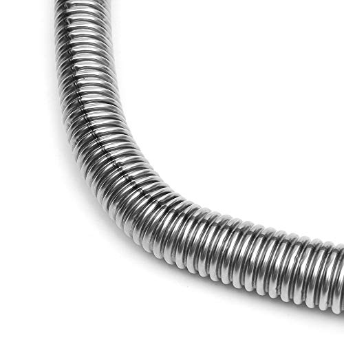 Honeytecs 1 m / 3.28 pés de aço inoxidável tubo de escape estacionamento aquecedor de ar tanque de g