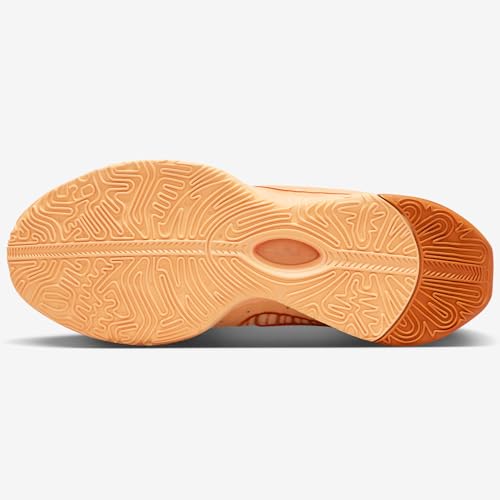 NIKE Lebron XXI Basketball Shoes (FV2345-800, Melon Tint/Metallic Red Bronze/Monarch) Size 7.54