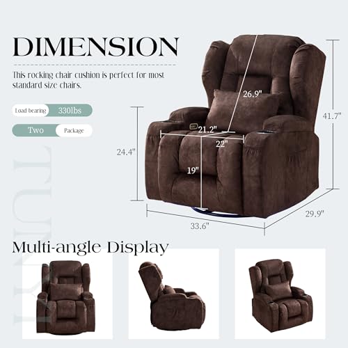 Sillón Plegable Terciopelo Marrón miniatura 3