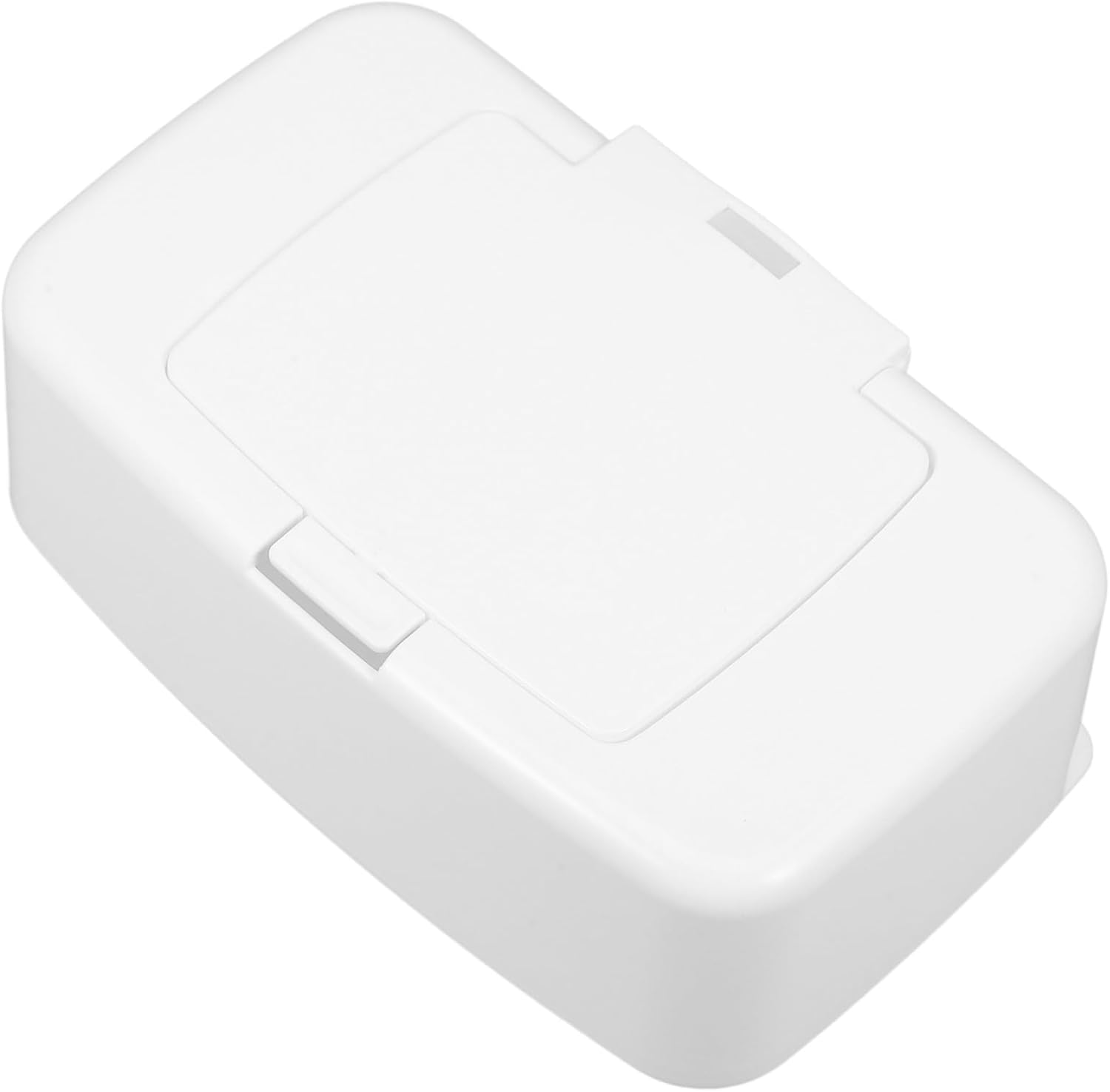 SHOWERORO Refillable Baby Wipes Dispenser Box with Nonslip Base One-Handed Wet Wipe Holder for Living Room Nursery Kitchen and Bathroom Use 6.7 Inch Compact Wet Tissue Container